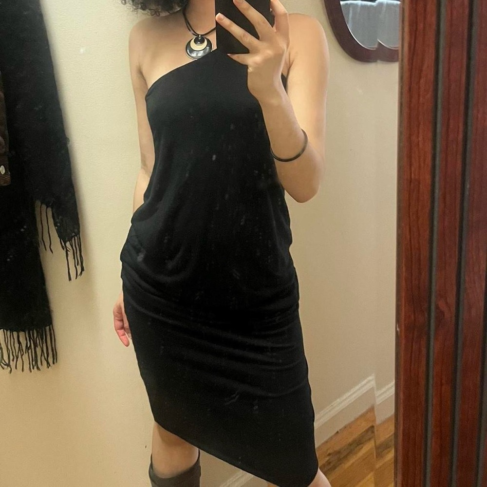 Black Single Strapped Dress